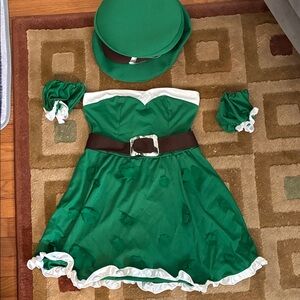 st. Patrick’s Day leprechaun clover dress